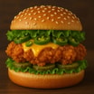 21 Crispy Chili Cheese Chicken Burger